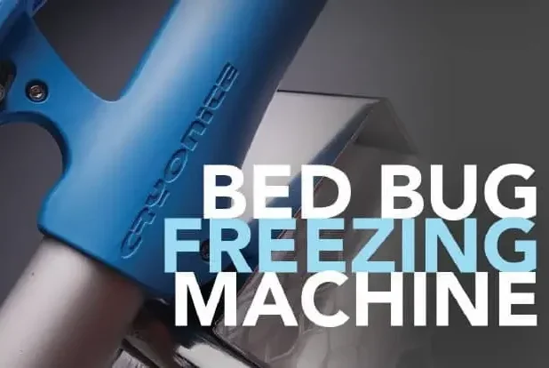 A bed bug freezer machine is shown in this image.